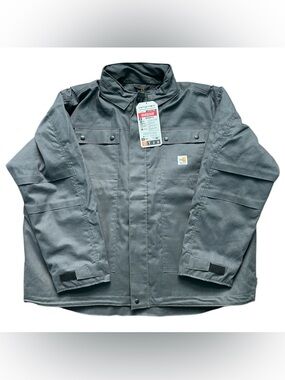 Carhartt FR Flame Resistant Full Swing Quick Duck Insulated Coat 3XL Grey 0J2182